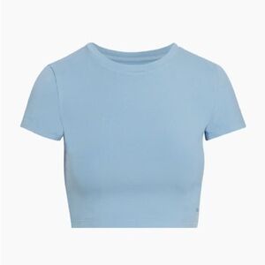 Aritzia TNA Hold-It Ortiz Cropped T-Shirt — Stratus Blue